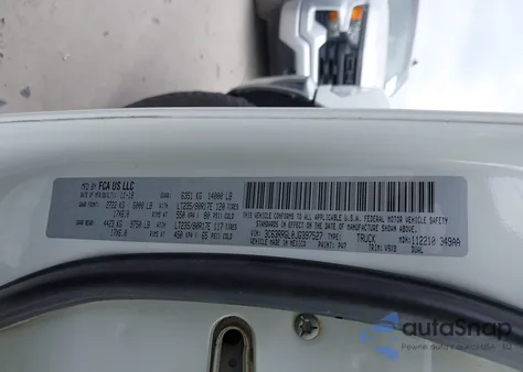 2018 Ram 3500 Tradesman 4X4 8' Box from USA, damaged, VIN 3C63RRGL0JG397527